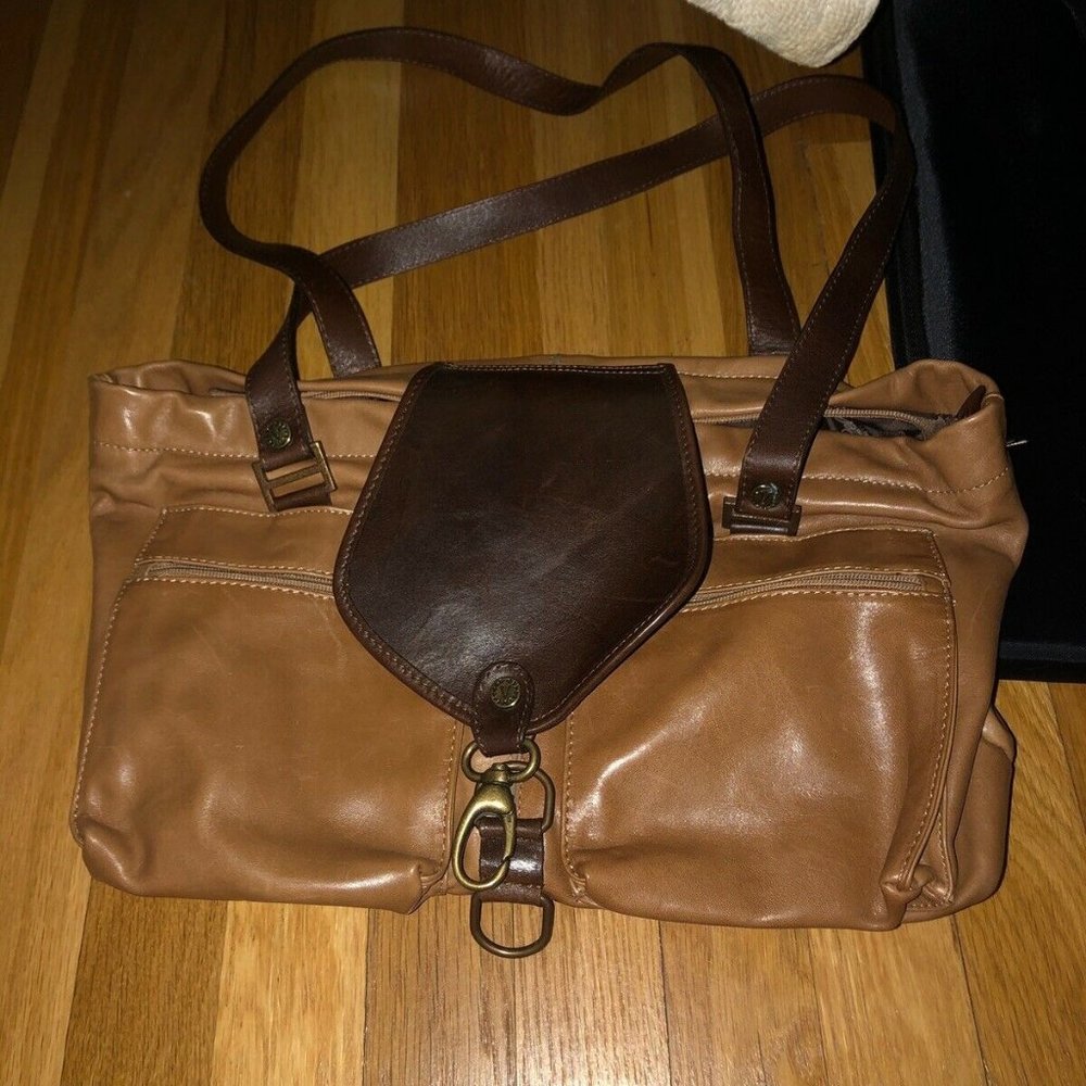 Valentina Brown Leather Handbag